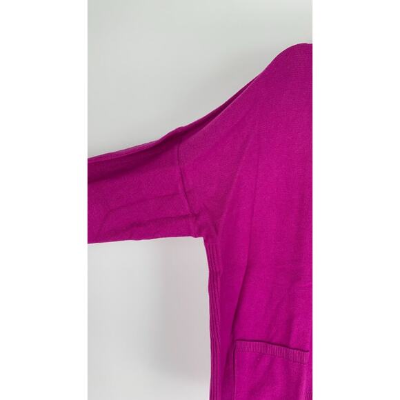 J Jill Womens Cerise Two Pocket Button Down Short Cardigan Long Sleeve Size XLT - Picture 9 of 15